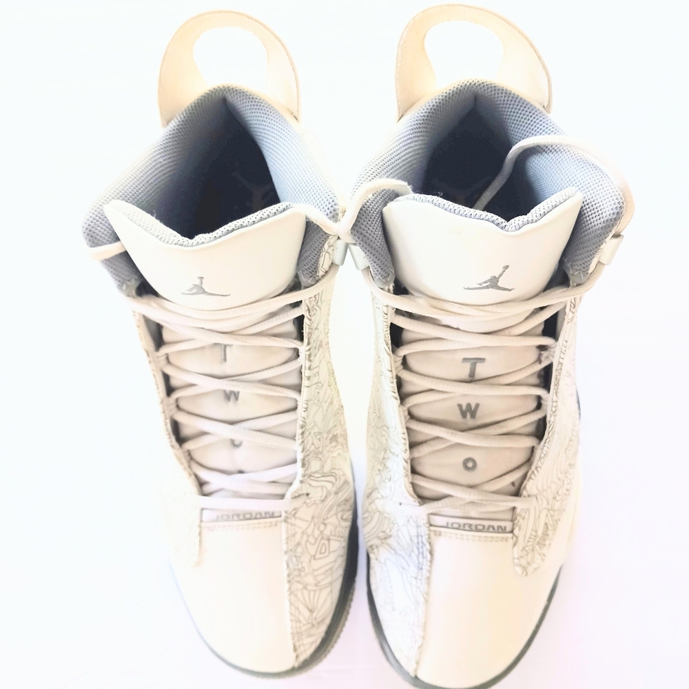 NIKE Air Jordan Dub Zero White/Grey Men's Size 12
